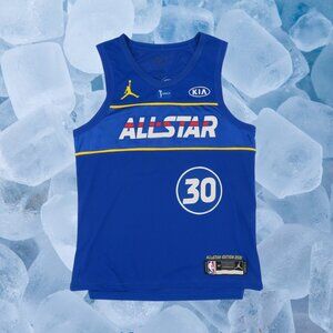 Authentic Julius Randle Jordan Brand Blue 2021 NBA All-Star Game Size 40 Jersey